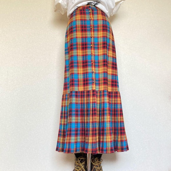 Zara checked midi skirt - Picture 4 of 4